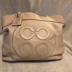 Coach Cream Purse Bucket Bag